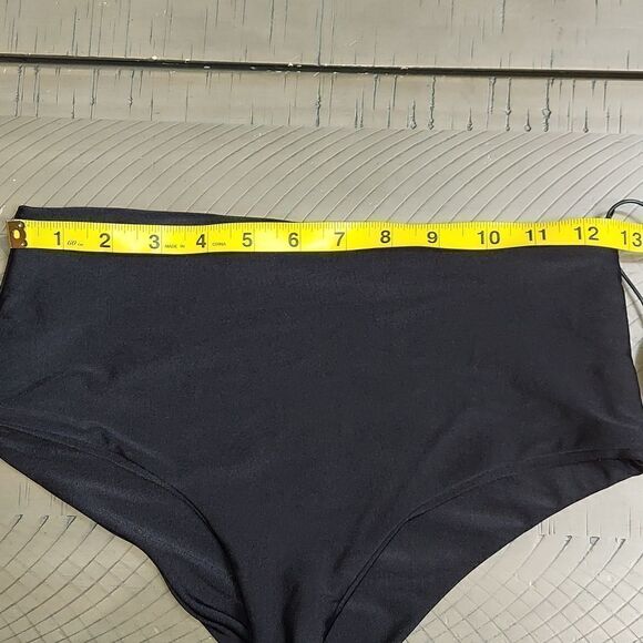 Mochi Swim Black High Rise Bikini Bottom Sz M NWT - Picture 5 of 7